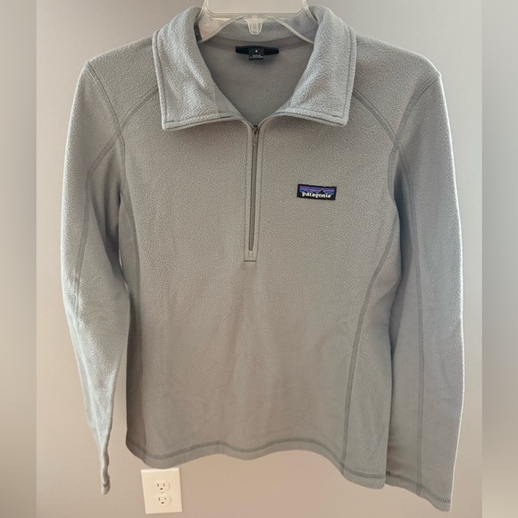 Patagonia Light Gray Fleece Jacket - Picture 1 of 5